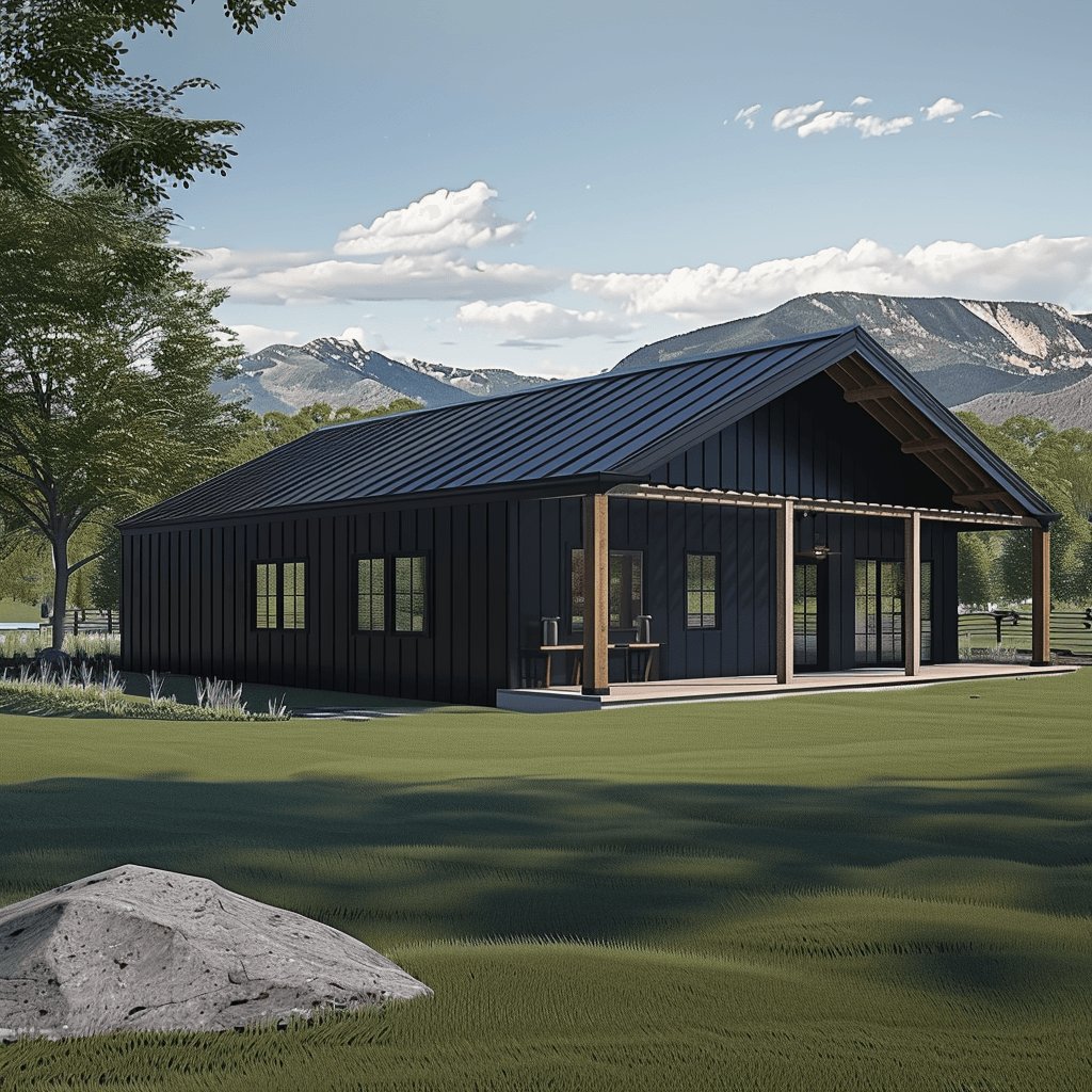 The Banff barndominium floor plan