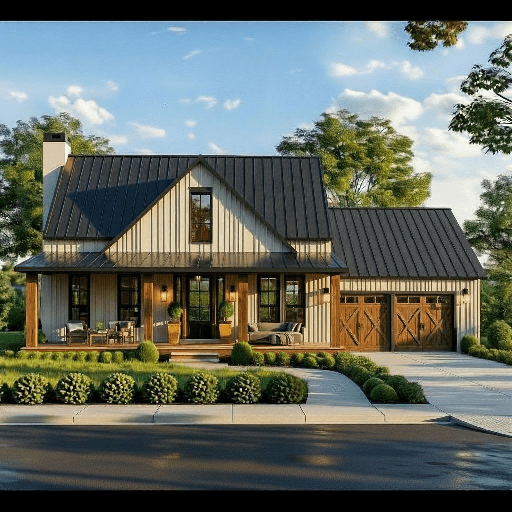 The Bedford barndominium floor plan