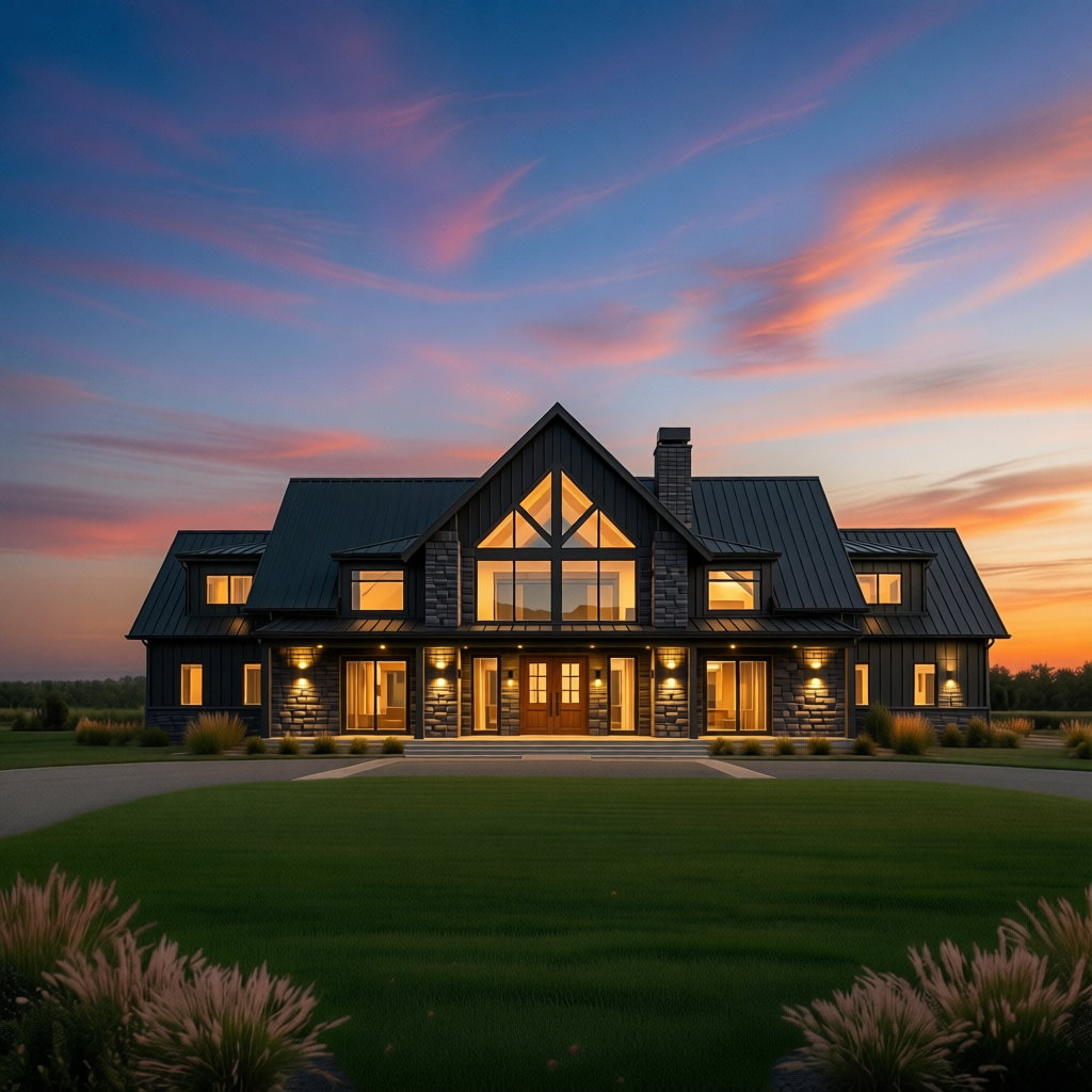 The Bluffdale barndominium floor plan