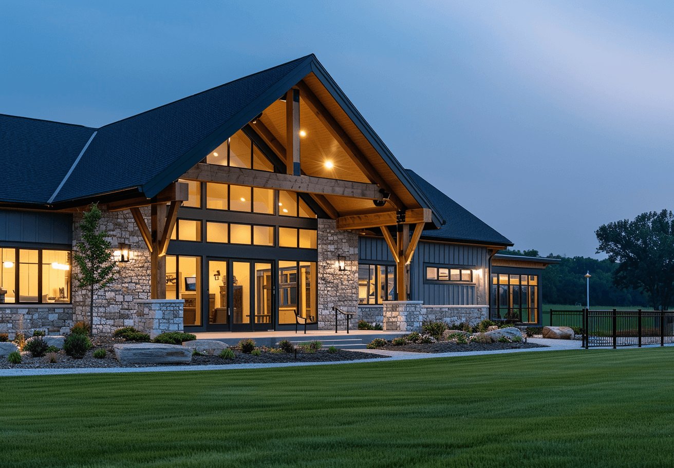 The Clubhouse barndominium floor plan