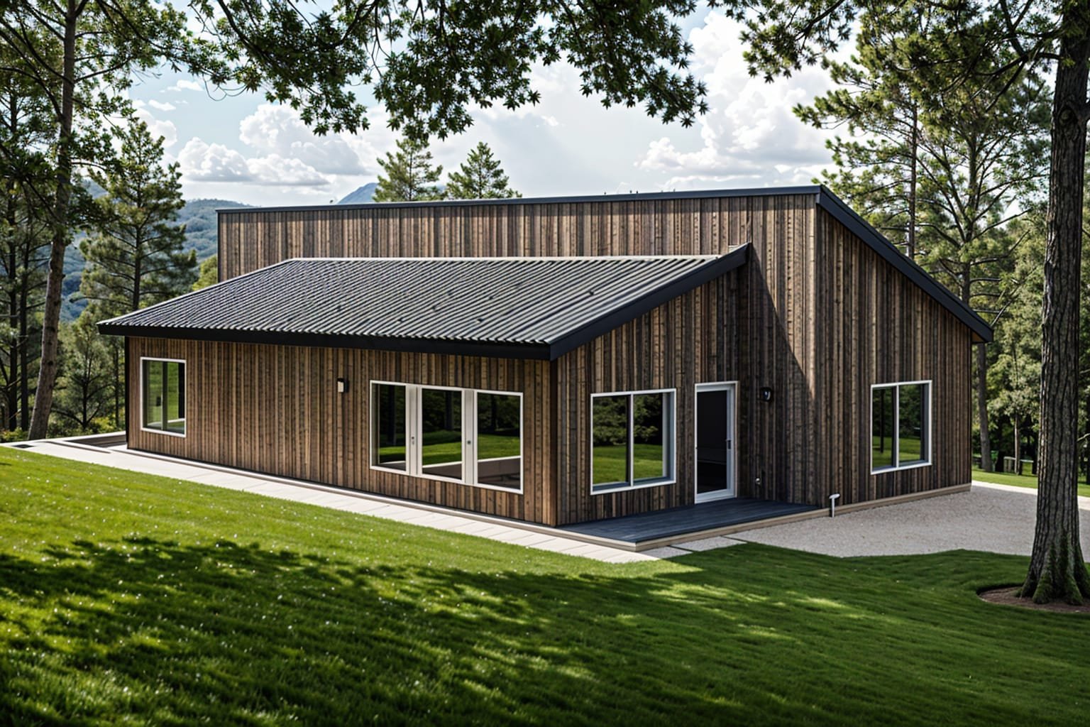 The Farnham barndominium floor plan