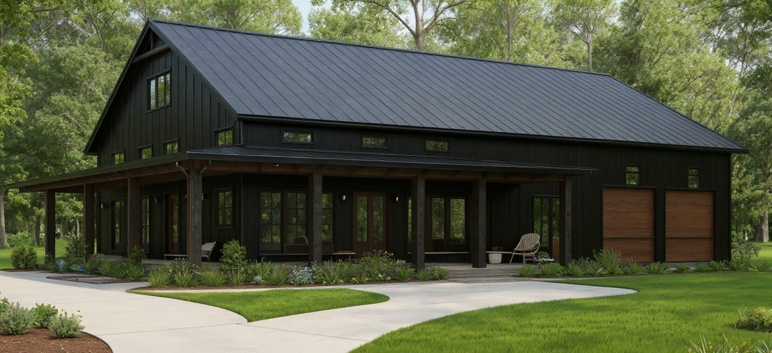 The Fenelon barndominium floor plan