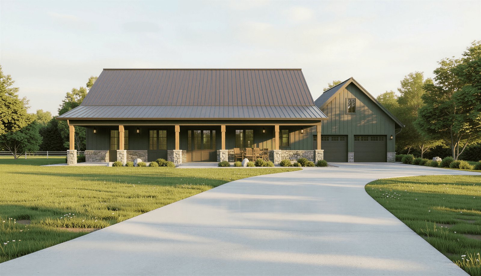 The Halton barndominium floor plan