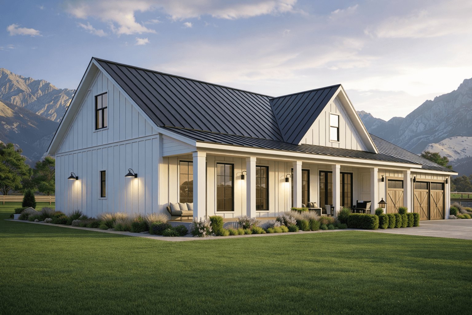The Laurel barndominium floor plan