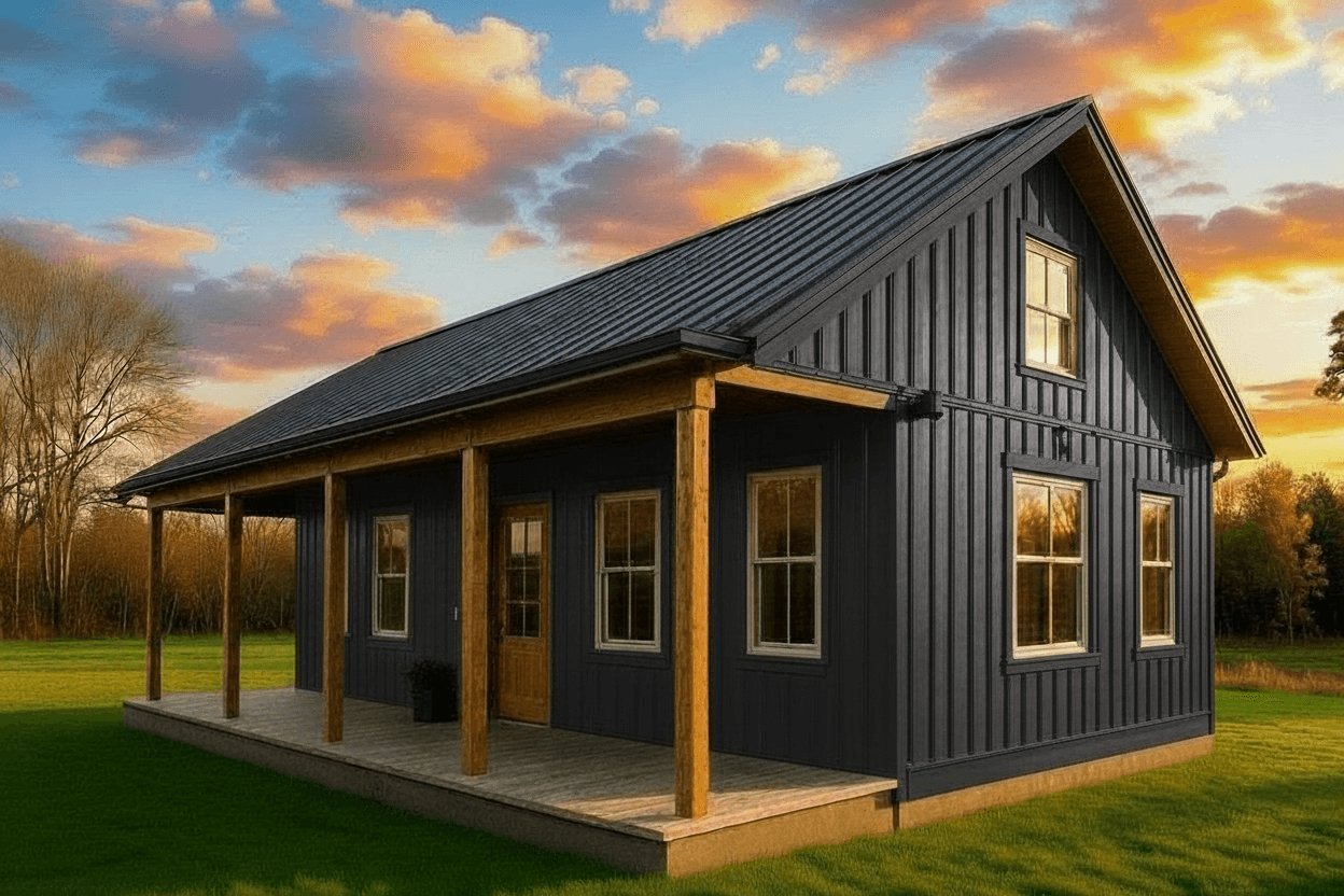 The Parker barndominium floor plan