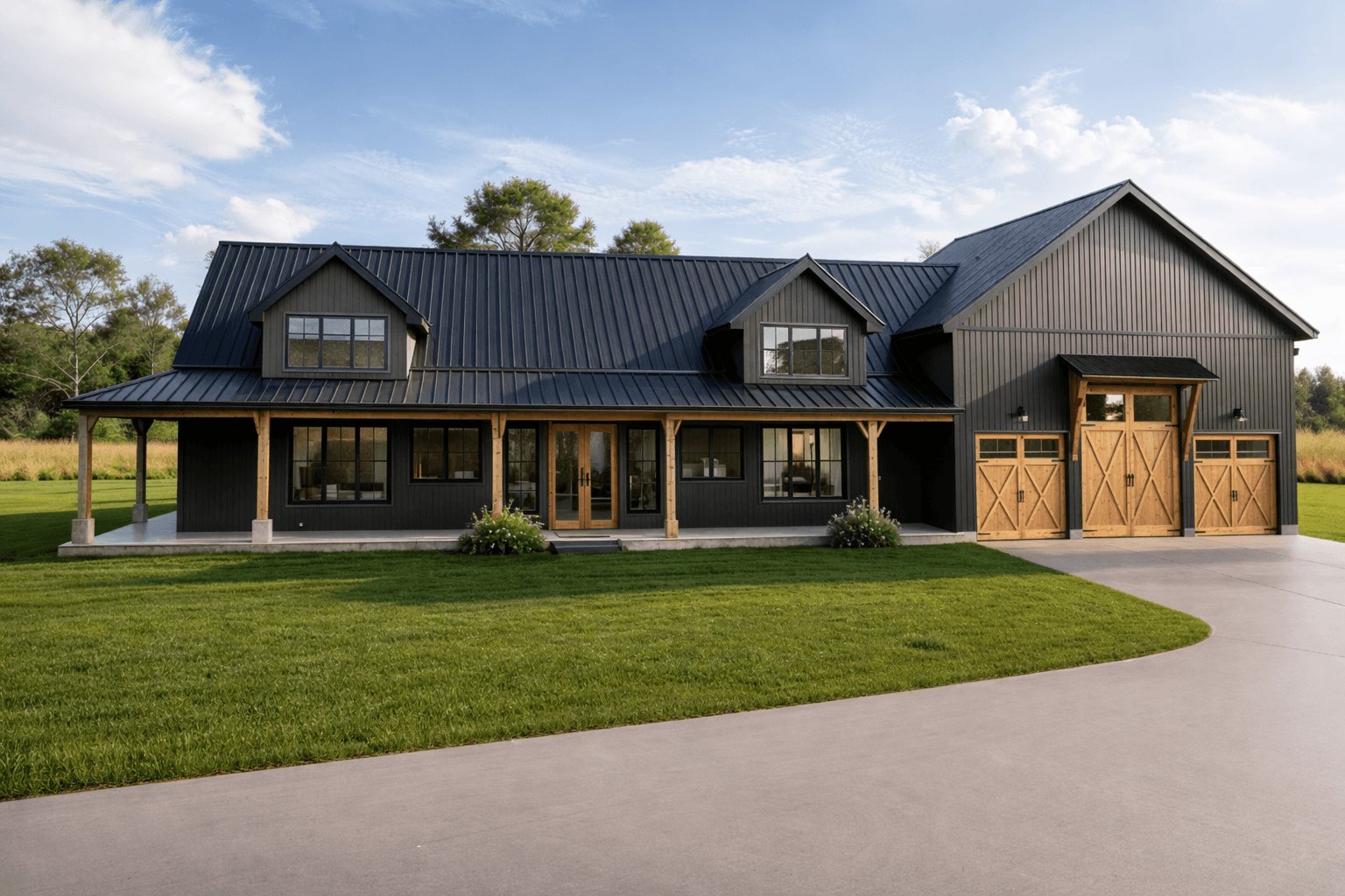 The Raleigh barndominium floor plan