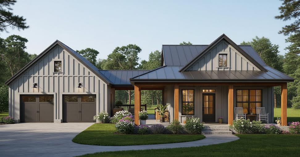 The Sutton barndominium floor plan