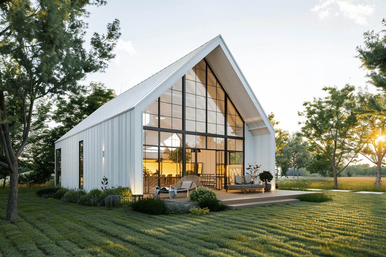The Thornton barndominium floor plan