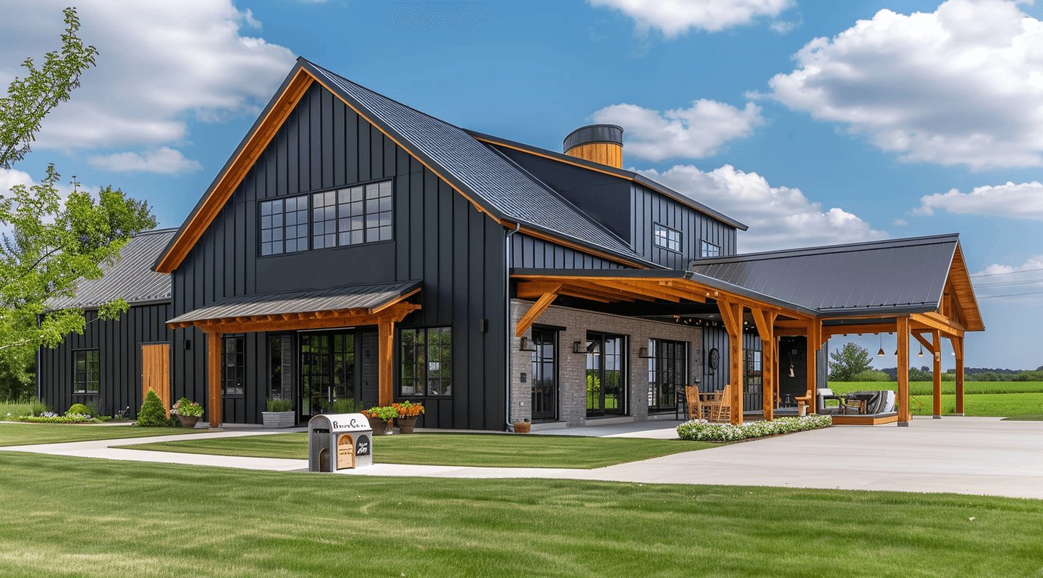 The Trading Post barndominium floor plan