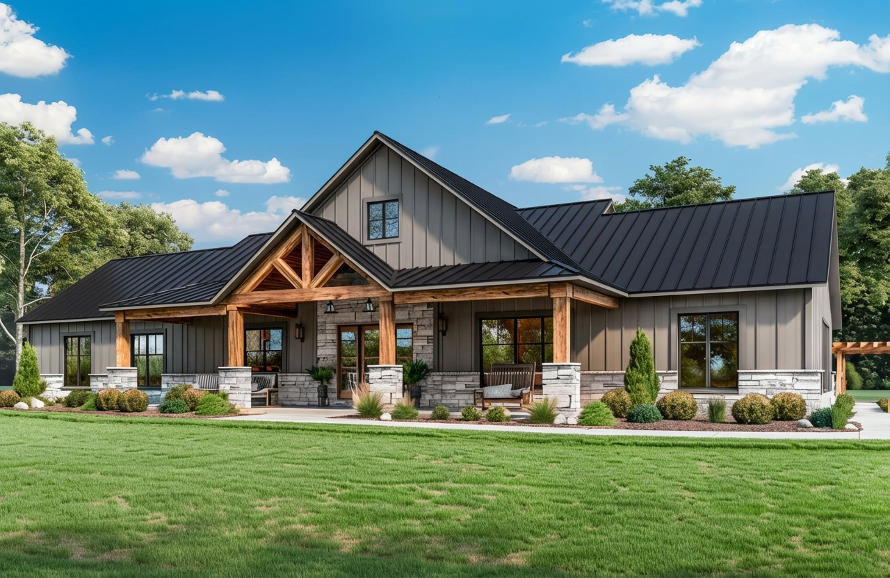 The Whistler barndominium floor plan